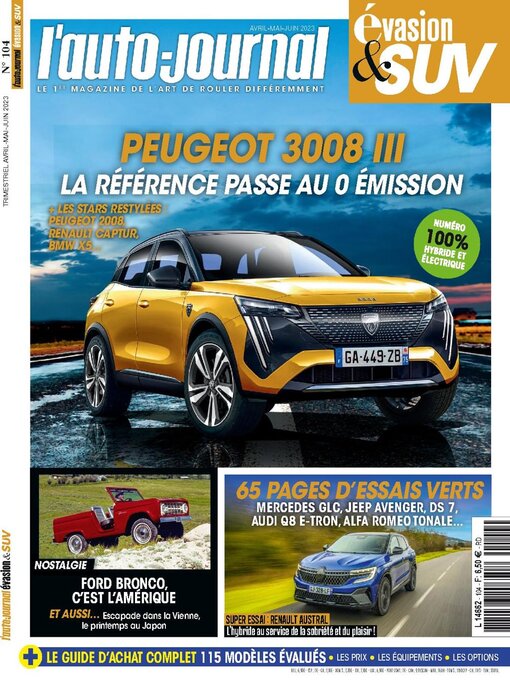 Title details for L'Auto-Journal 4x4  by Editions Mondadori Axel Springer (EMAS) - Available